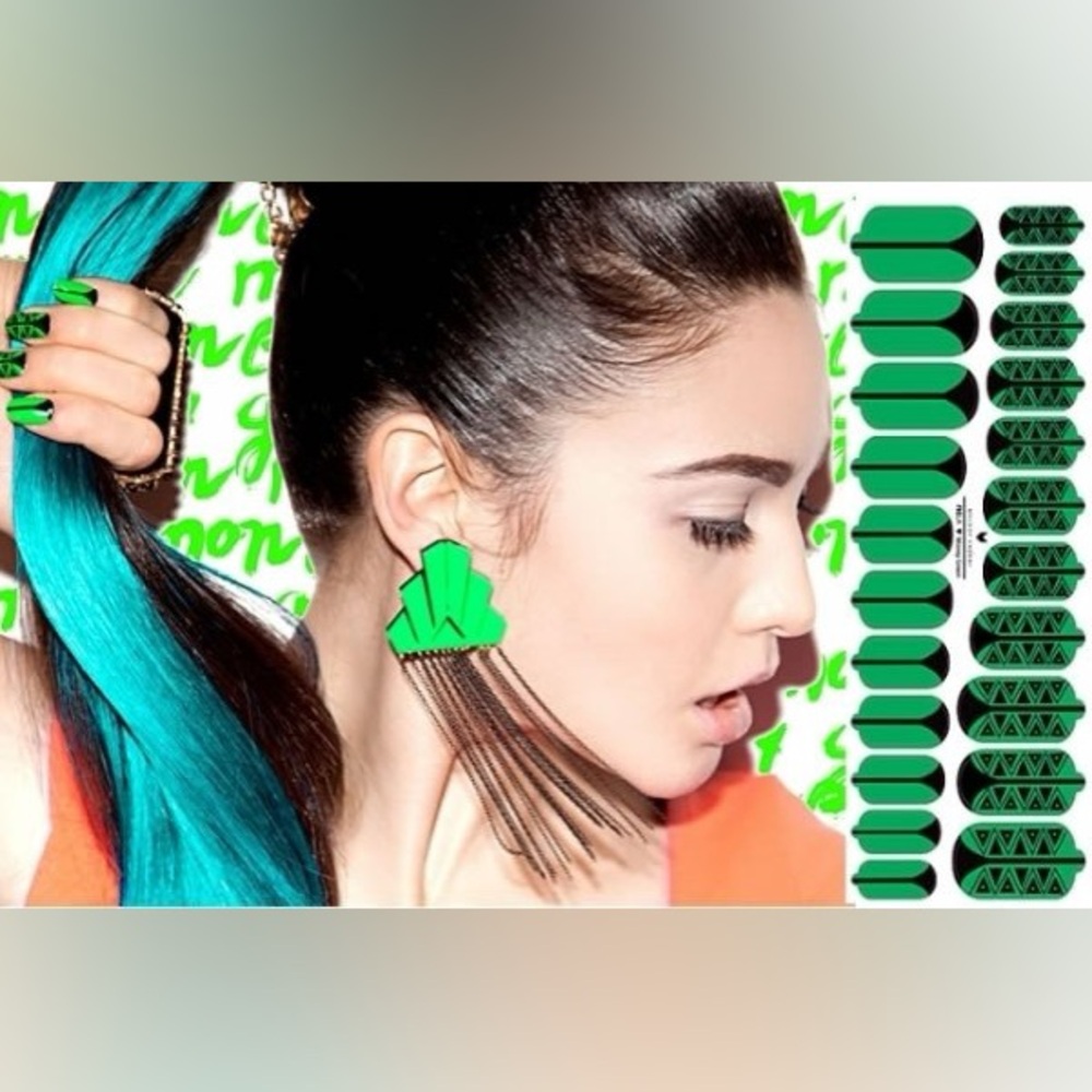 Melody Ehsani NCLA Nail Wraps Green Sold Out HTF